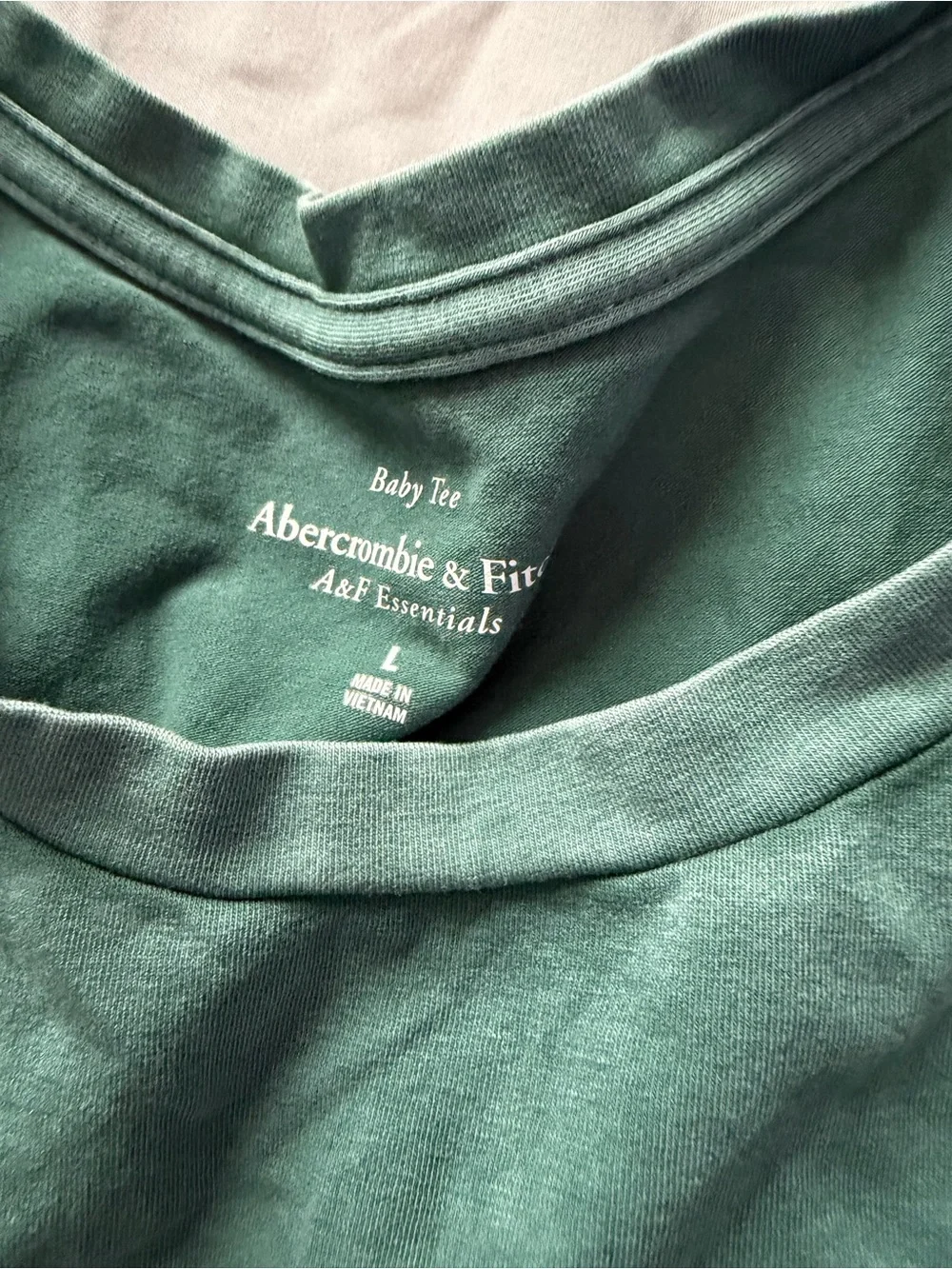 Abercrombie & Fitch Teal Crew Neck Short Sleeve Tee